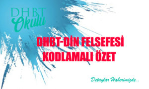 DHBT – Din Felsefesi Özet