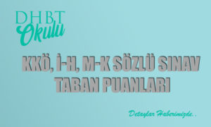 2021 Kur’an Kursu Öğreticisi, İmam-Hatip, Müezzin-Kayyım Taban Puanları