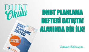 DHBT Planlama Defteri Satışta (DHBT Alanında Bir İlk)!