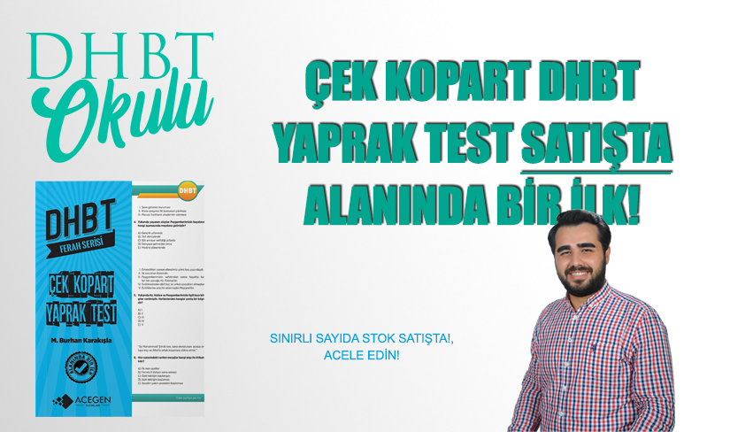 Çek Kopart DHBT Yaprak Test Satışta (Alanında Bir İlk!)